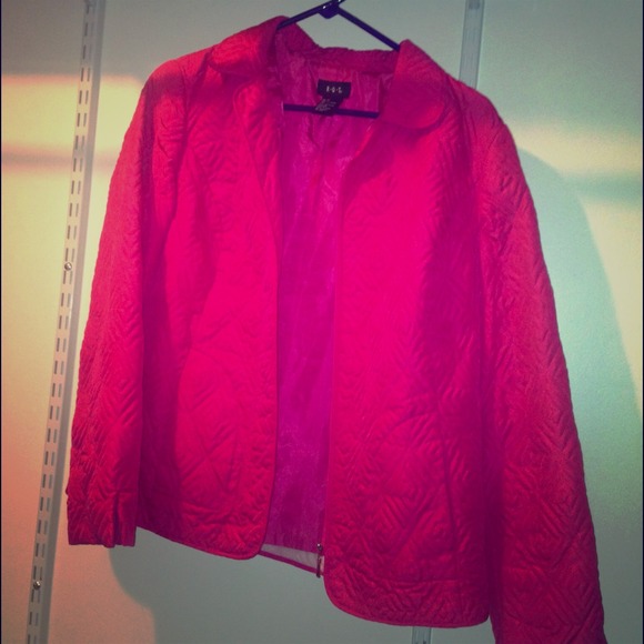 **REDUCED** Hot pink lightweight jacket