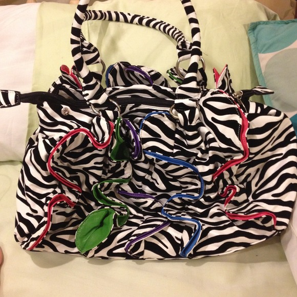Zebra print purse/pocket book