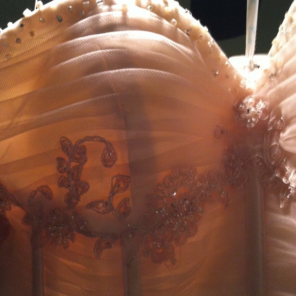 Camille La Vie ball gown!!:) in a peachy pink;) - Picture 3 of 4