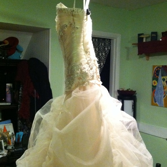 Camille La Vie ball gown!!:) in a peachy pink;) - Picture 4 of 4