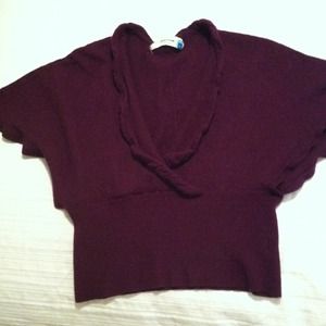 Merino wool, purple SparrowBrand sweater