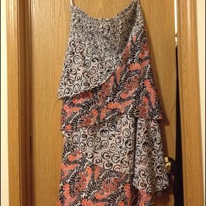 Strapless dress