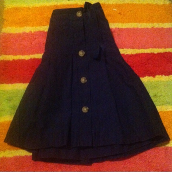 🌼Ralph Lauren Navy Blue Skirt🌱 - Picture 4 of 4