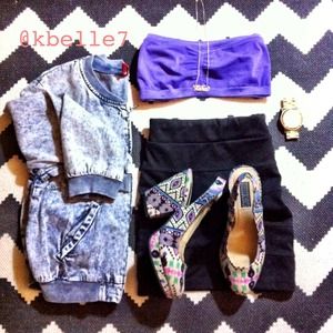 H&M Acid wash Jacket