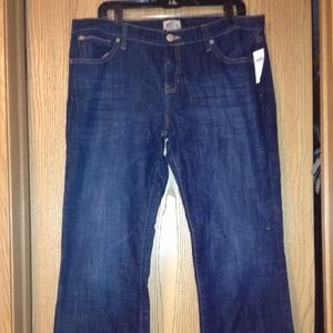 Dark rinse jeans