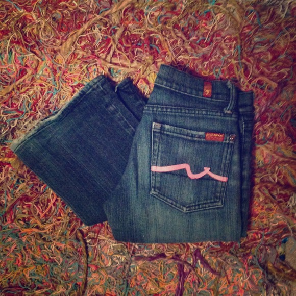 Seven for all Mankind dark wash denim!