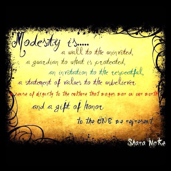 I LOVE MODESTY💞