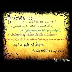 I LOVE MODESTY💞