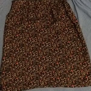 Flowery skirt