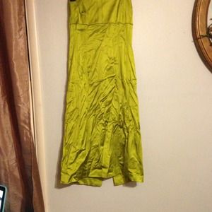 🚫Reserved🚫Bebe Lime Green Large Party Dress