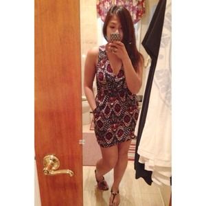 Forever 21 tribal print dress