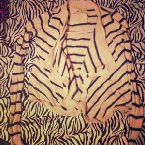 Striped Hollister cardigan