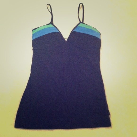 Padded Black Tank - Picture 1 of 2