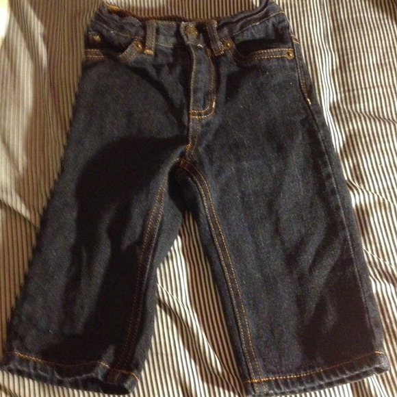 Dark wash denim baby jeans size 12 months