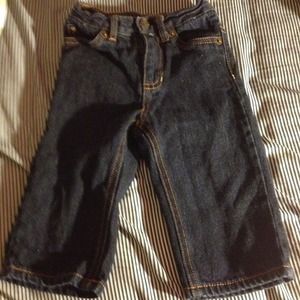 Dark wash denim baby jeans size 12 months