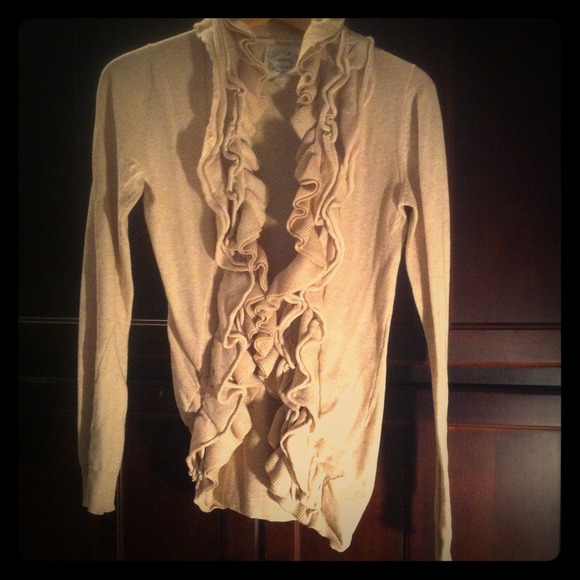 Ruffle Cardigan