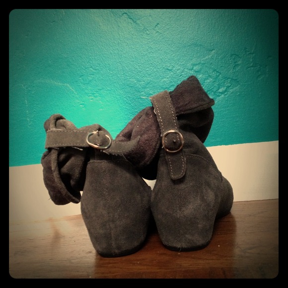 Dark Grey Steve Madden Ankle Boots