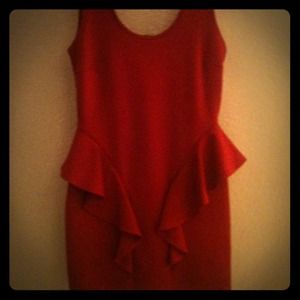 Cute Red Cocktail Dress