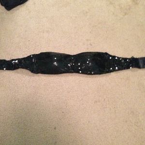 Sz M Sequins Bandeau Bra