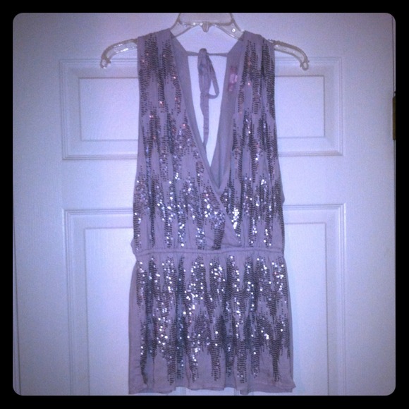 ✨Bundle✨Sequin Top & Black Banded Tunic