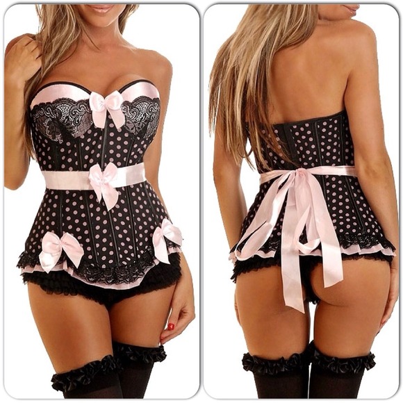 New! Gorgeous Belted Underwire Corset Small - Picture 1 of 2