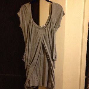 ◆ Grey Charlotte Russe shirt. Size L