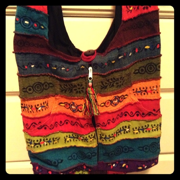 Colorful Bag with Thick Strap!