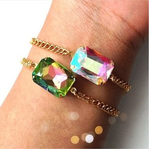 Delicate Multi Color Stone Bracelet