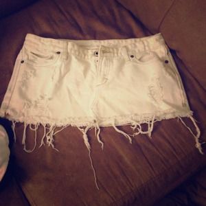 Abercrombie size 0 White mini skirt