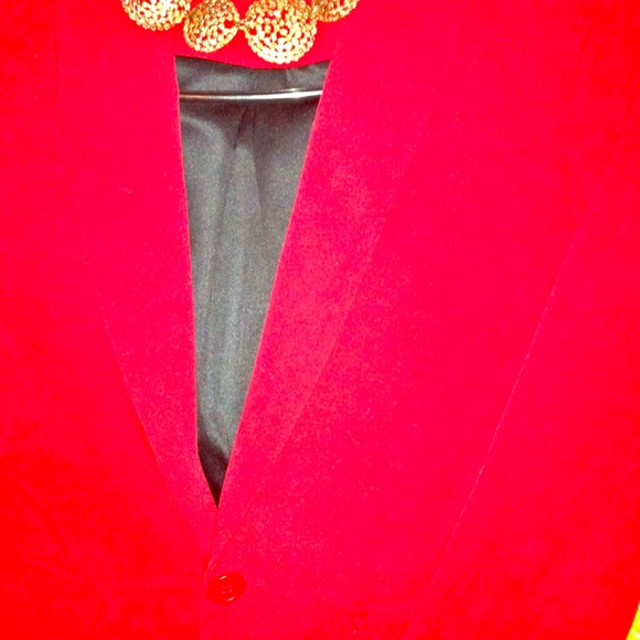 Red blazer