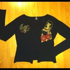 ⭐Reserved! Pin up!! 💋 'Tattooed Girl' Cardigan
