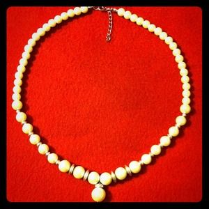 Faux Pearl Necklace