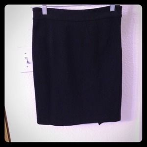 Black pencil skirt
