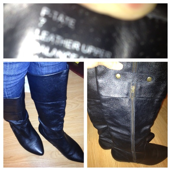 Well loved. Steve Madden size 7 P-Tate in black.