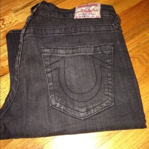 True religion stressed black jeans!