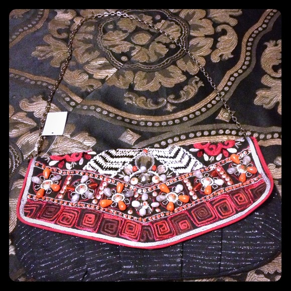 Reduced ⚡Retro Beaded Purse by Chico's
