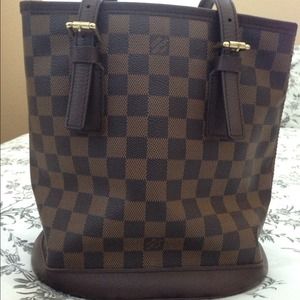 Authentic Damier Marais Shoulder Bag