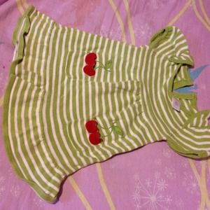 Gymboree Size 4T Cherry/Green dress