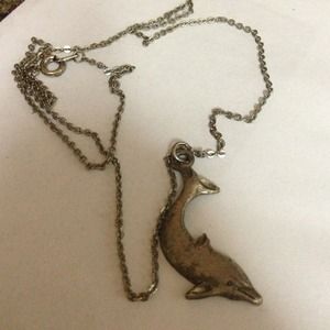 Dolphin necklace.
