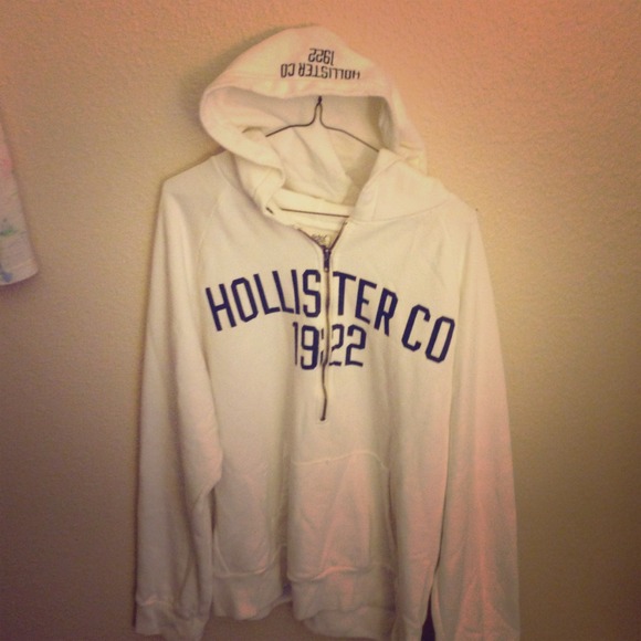 Men's Hollister Half Zip Hoodie