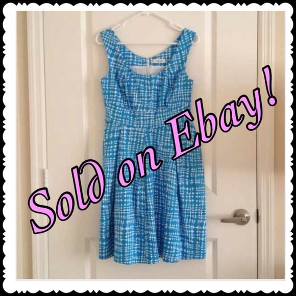 Calvin Klein Cral Neck Summer Day Dress Size 6💃 - Picture 1 of 3
