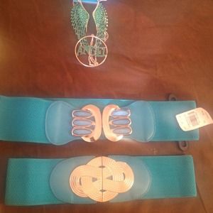 Turqoise waist belts
