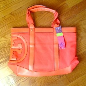 Canvas Tory Burch tote