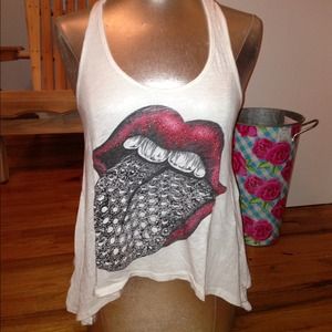 Rolling Stones shirt and camera necklace bundle