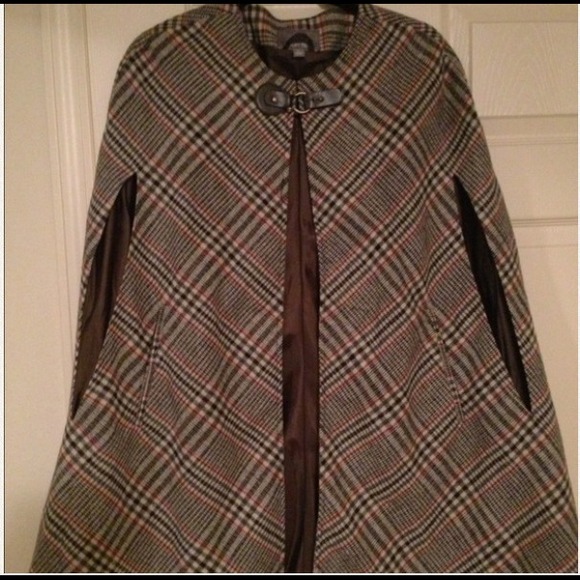 Reserved Plaid cape