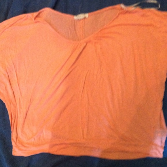 Peach batwing shirt