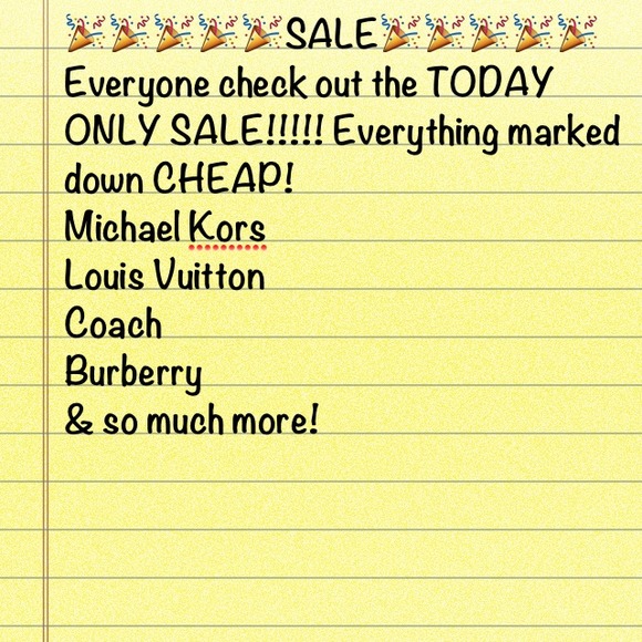 CHECK OUT MY SALE THAT IS TODAY ONLY!!!!