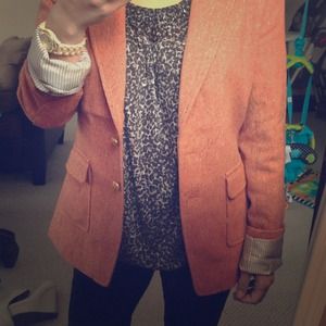 Small cheetah Ann Taylor top