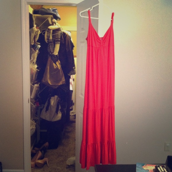 Red maxi dress!