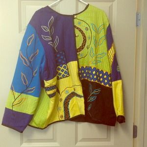 Colorful Patch Blazer